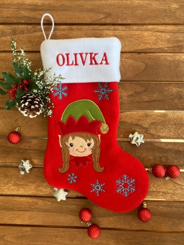 Mikulášska čižma - Elfka